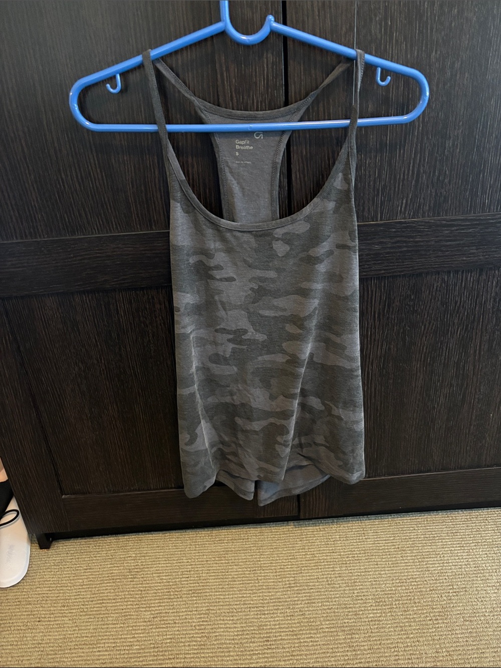 GAP Gray Camo Racerback Tank